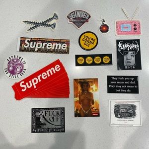 Supreme Stickers Rare Assorted